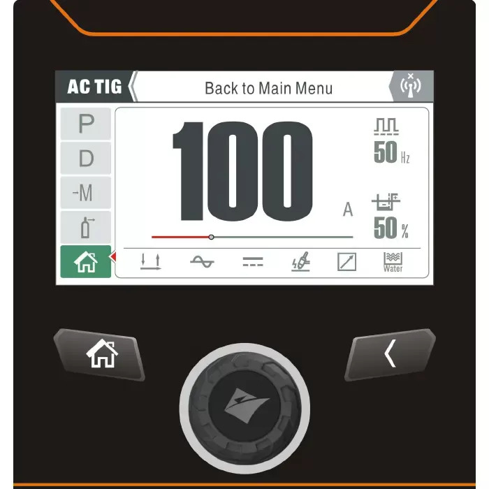 Апарат аргонодугового зварювання Jasic TIG-200P AC/DC LCD (E2S13) EVO20