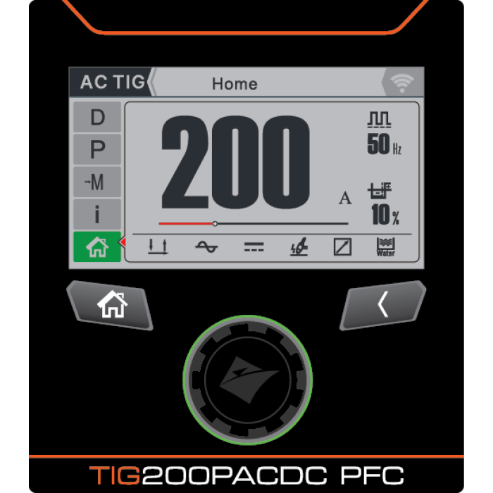Апарат аргонодугового зварювання Jasic TIG-200P AC/DC PFC LCD (E2S23) EVO20