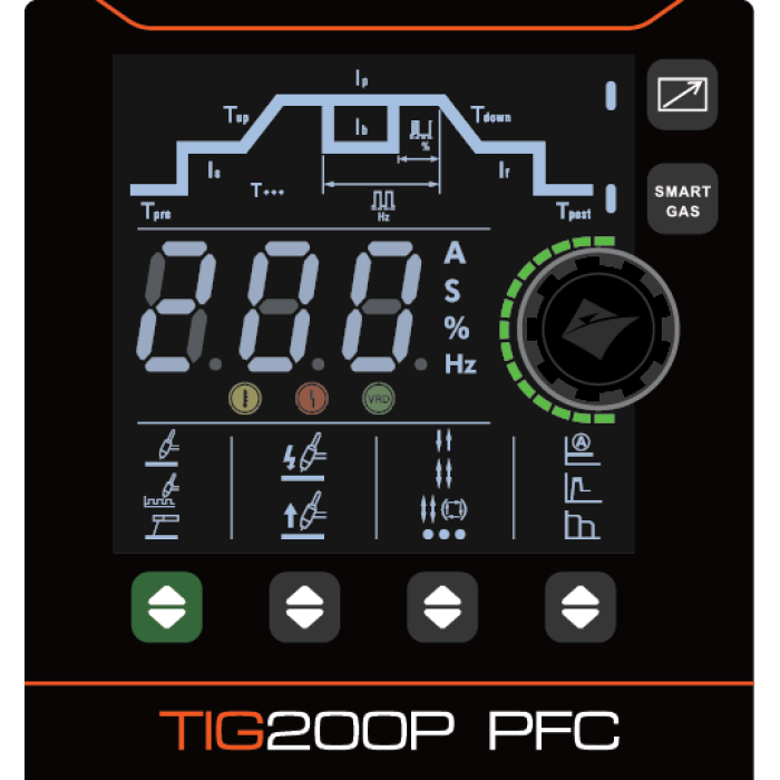 Апарат аргонодугового зварювання Jasic TIG-200P PFC (W2S62) EVO20
