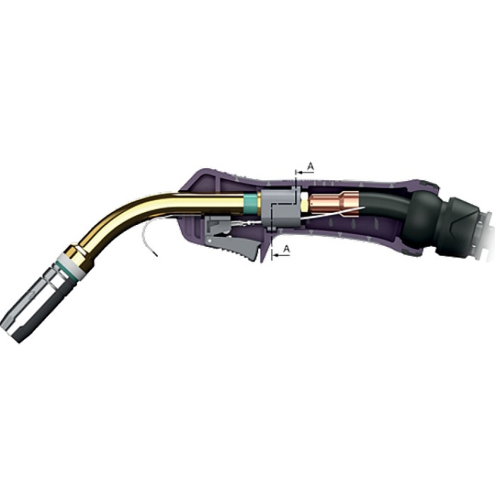 Горелка для полуавтоматической сварки PRO-1500, 3м