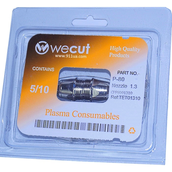 Сопло P-80 CUT 100 WeCut Ø 1.3 mm - высшего качества 