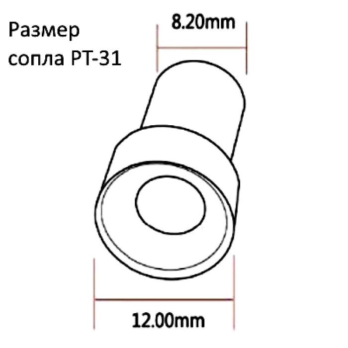 Сопло Tesla CUT 45, РТ 31